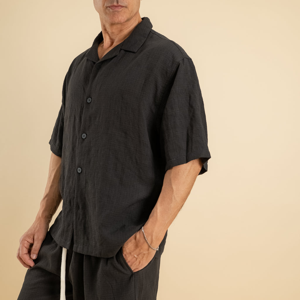 Coordinato con pantaloncino - Nero
