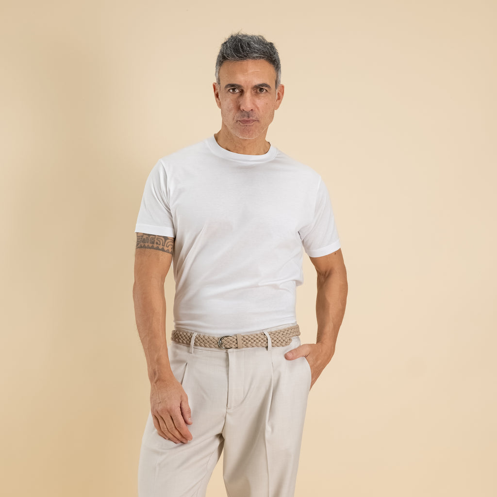 Camiseta isla escocesa - Blanco