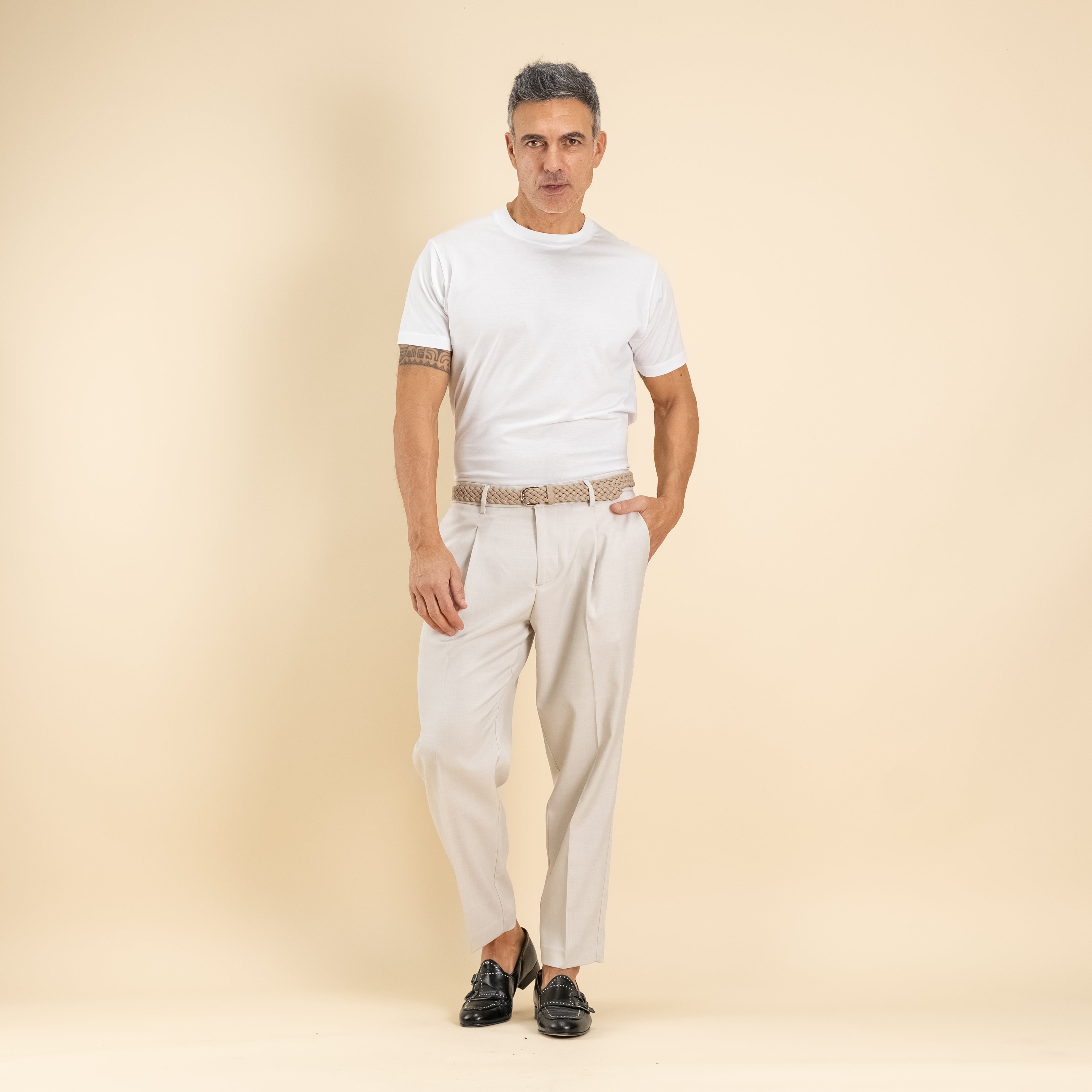 Camiseta isla escocesa - Blanco