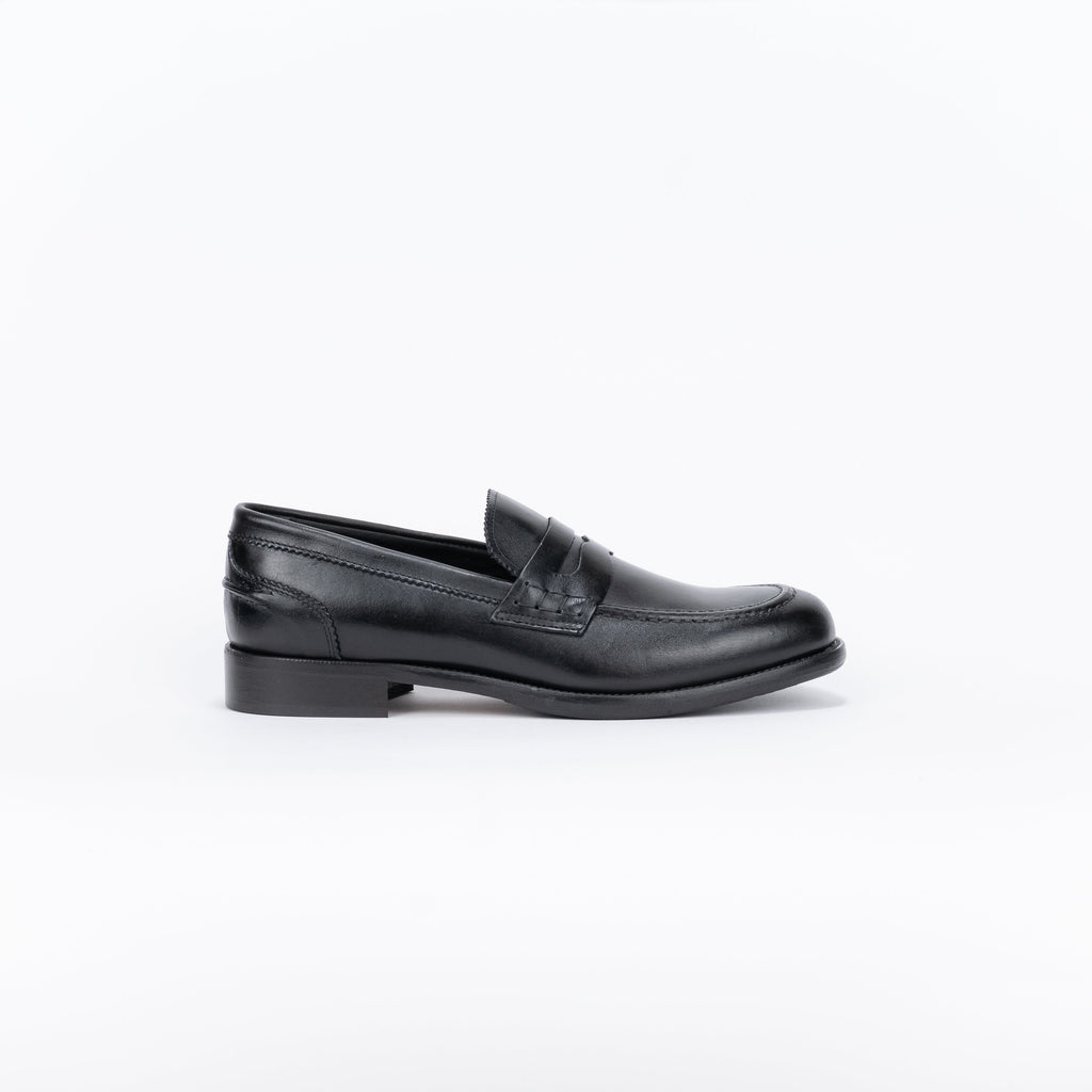 Mocassino Penny in Pelle - Nero