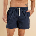 Costume boxer con lacci - Blu notte