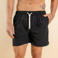 Costume boxer con lacci - Nero