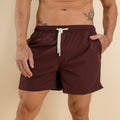 Costume boxer con lacci - Bordeaux