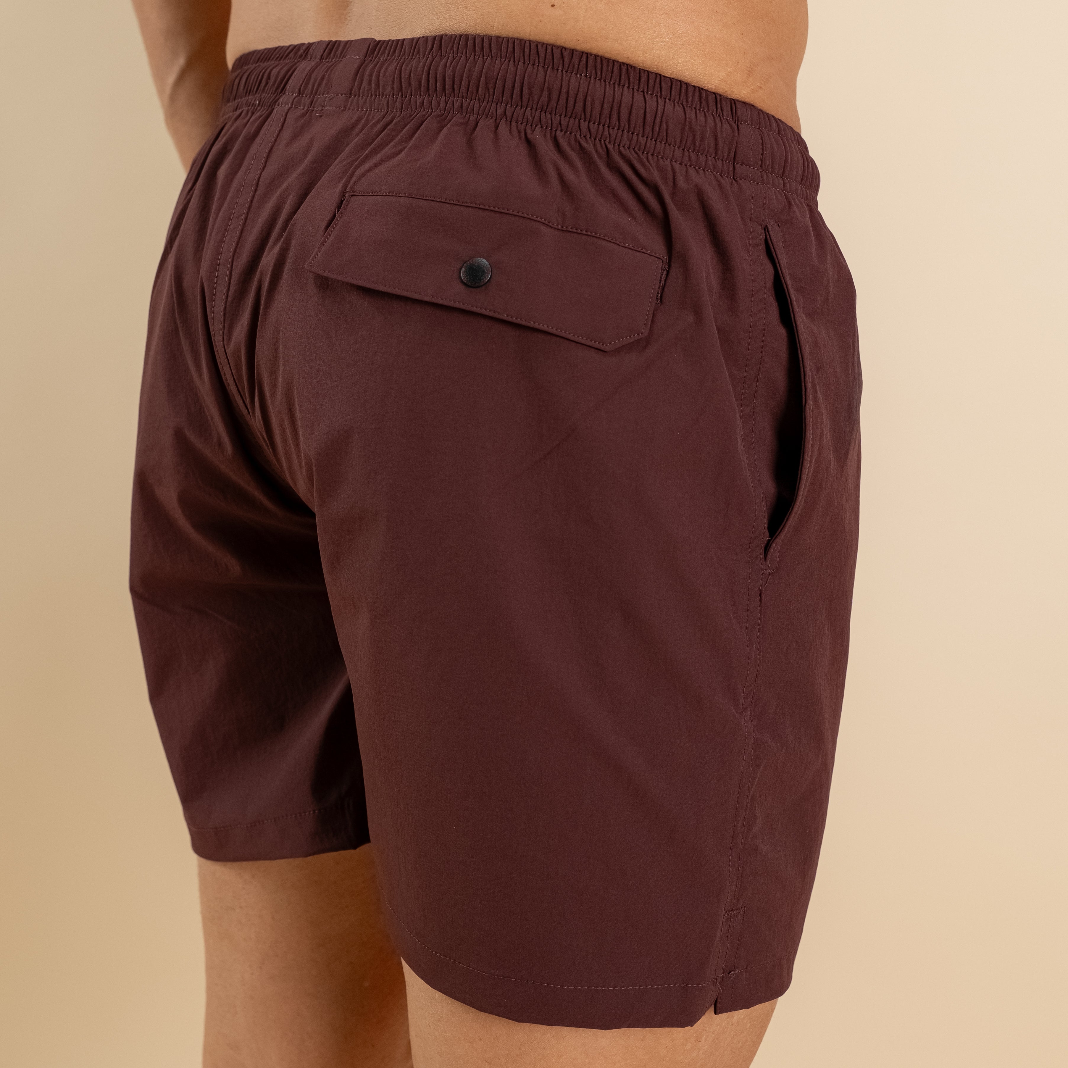 Costume boxer con lacci - Bordeaux