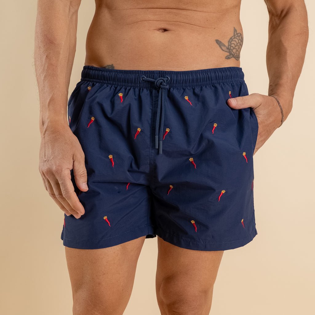 Costume da bagno a fantasia - Blu