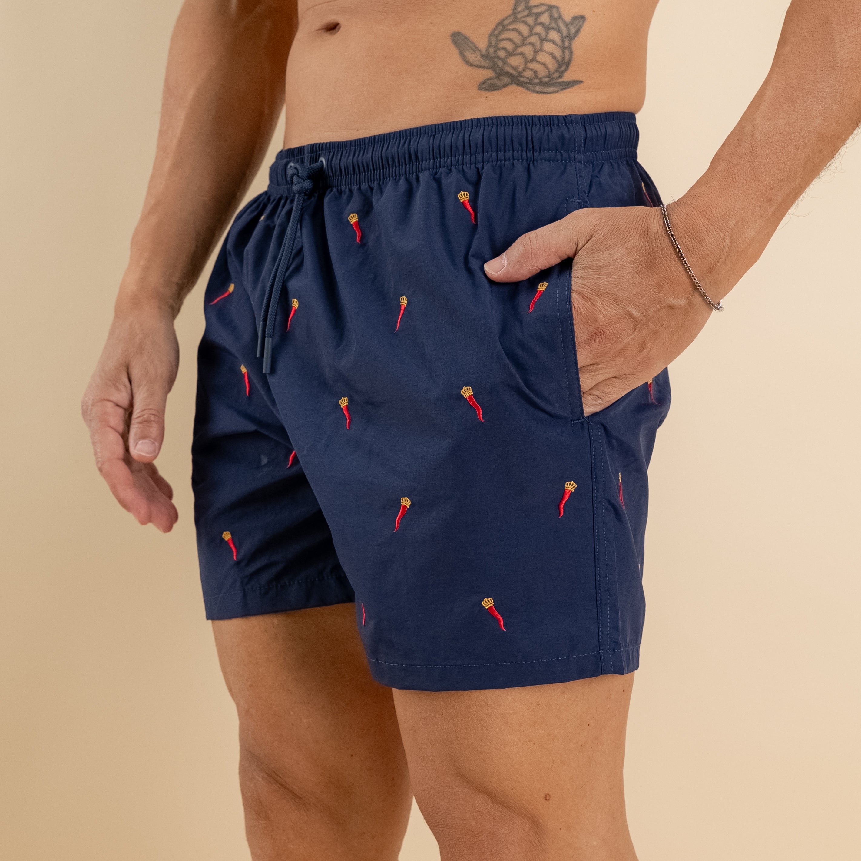 Costume da bagno a fantasia - Blu
