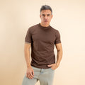 T-shirt cotone mercerizzato premium - Moro