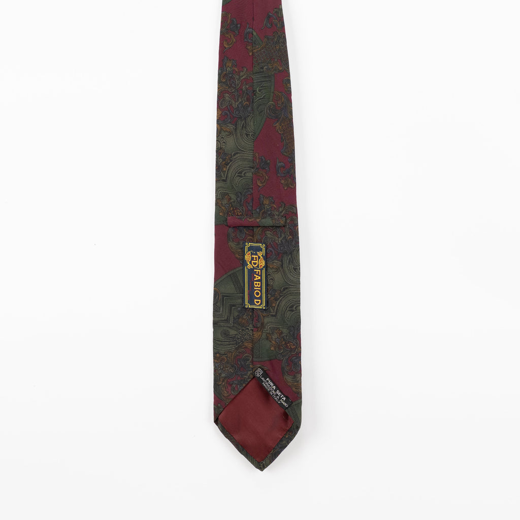 Cravatta fantasia Paisley  - 100% Seta