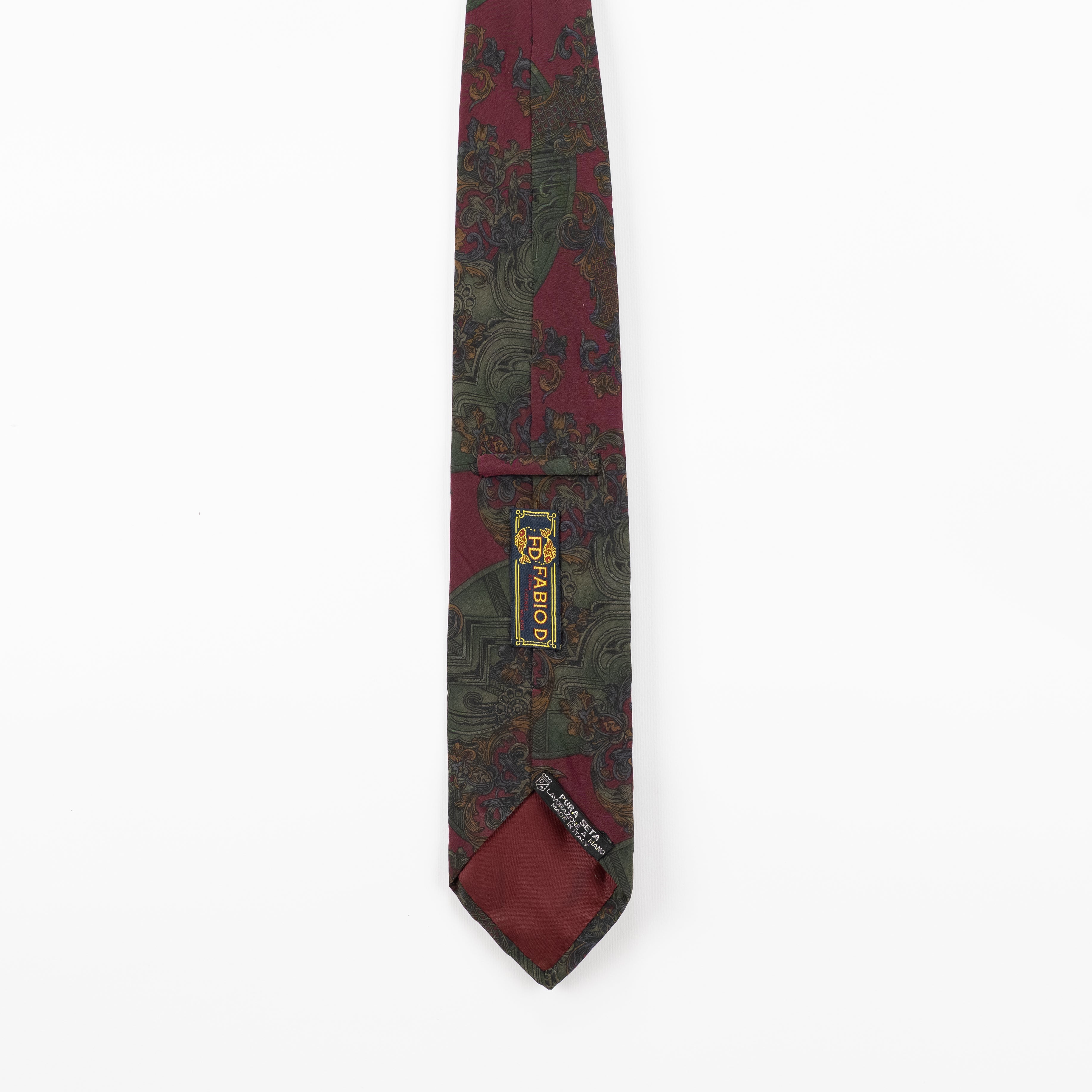 Cravatta fantasia Paisley  - 100% Seta