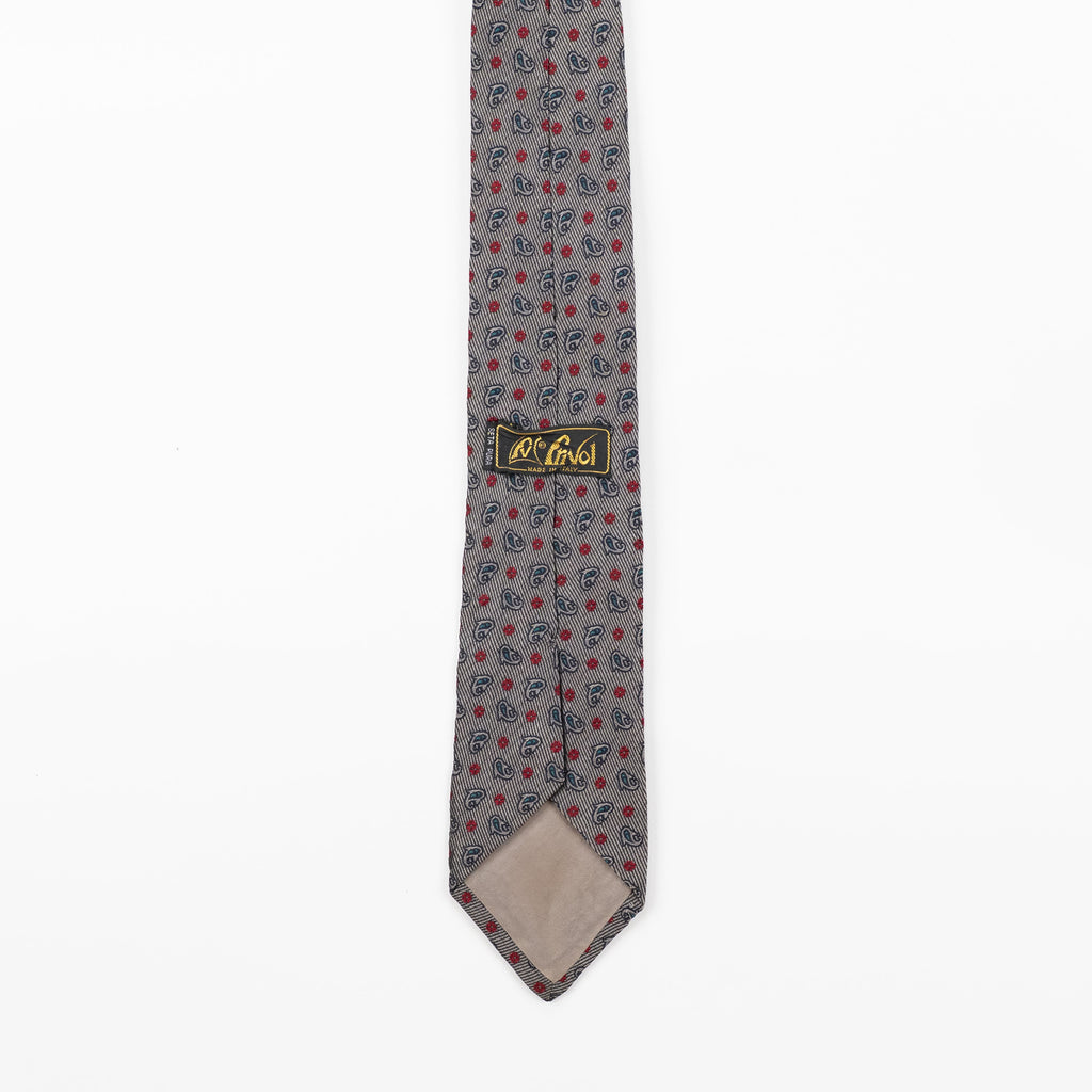 Cravatta fantasia Paisley  - 100% Seta