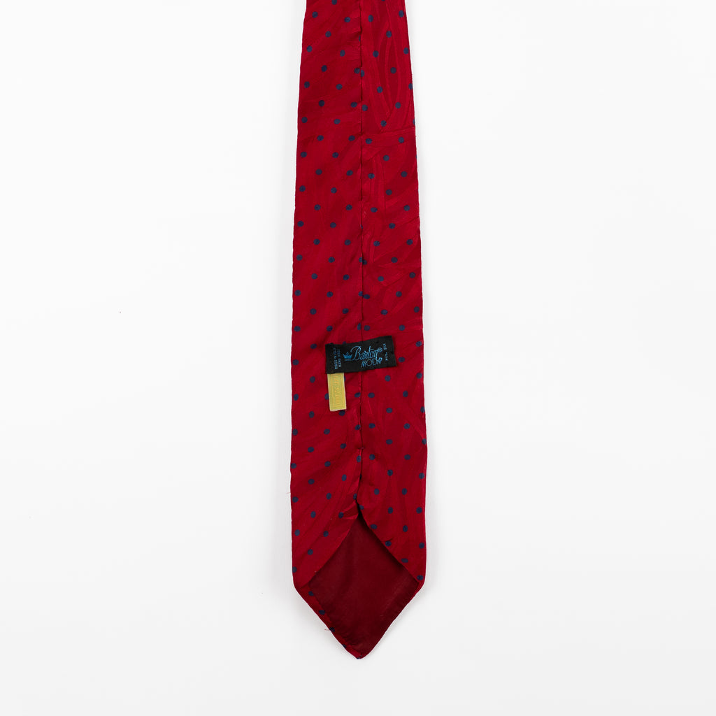 Cravatta Vintage fantasia Pois 100% Seta