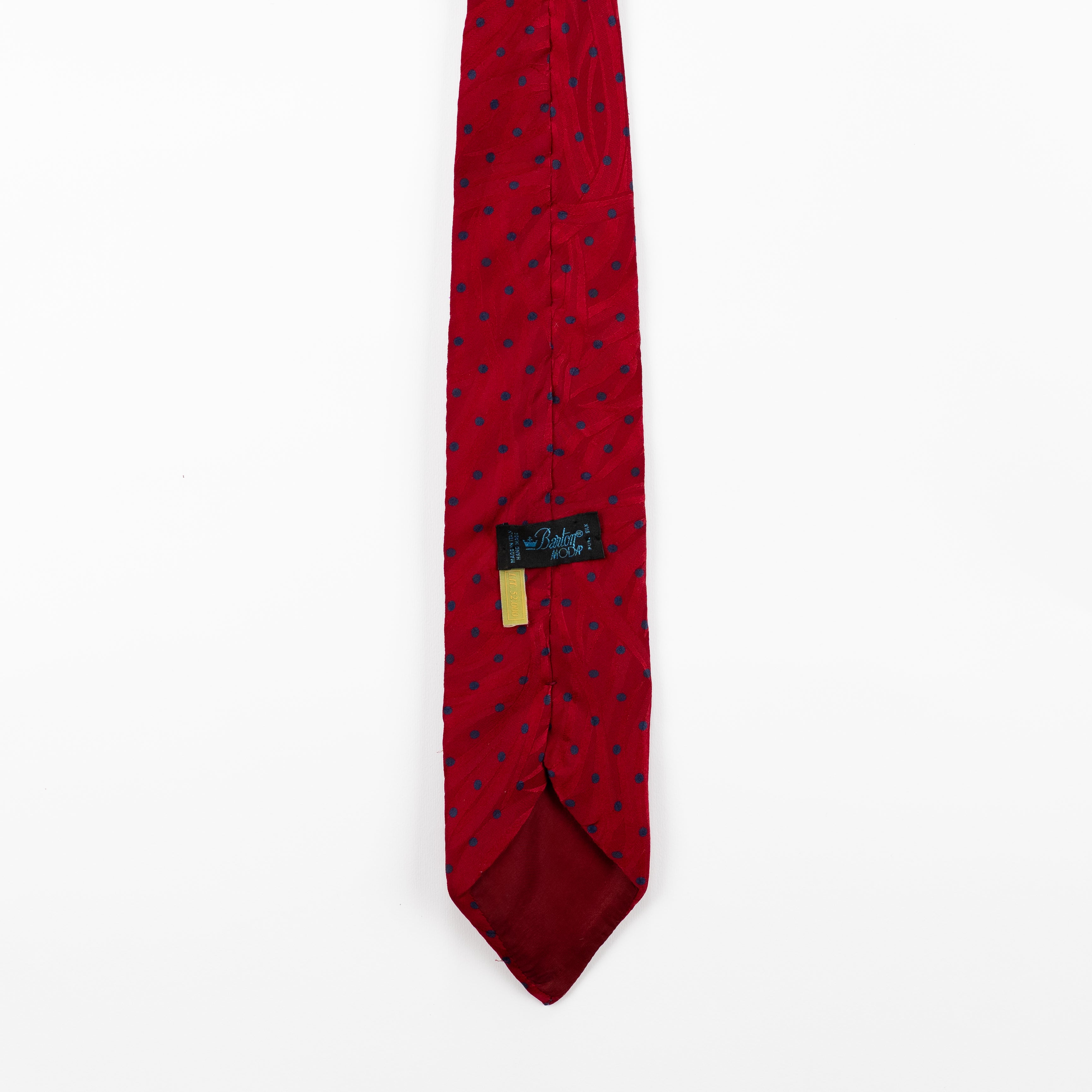 Cravatta Vintage fantasia Pois 100% Seta