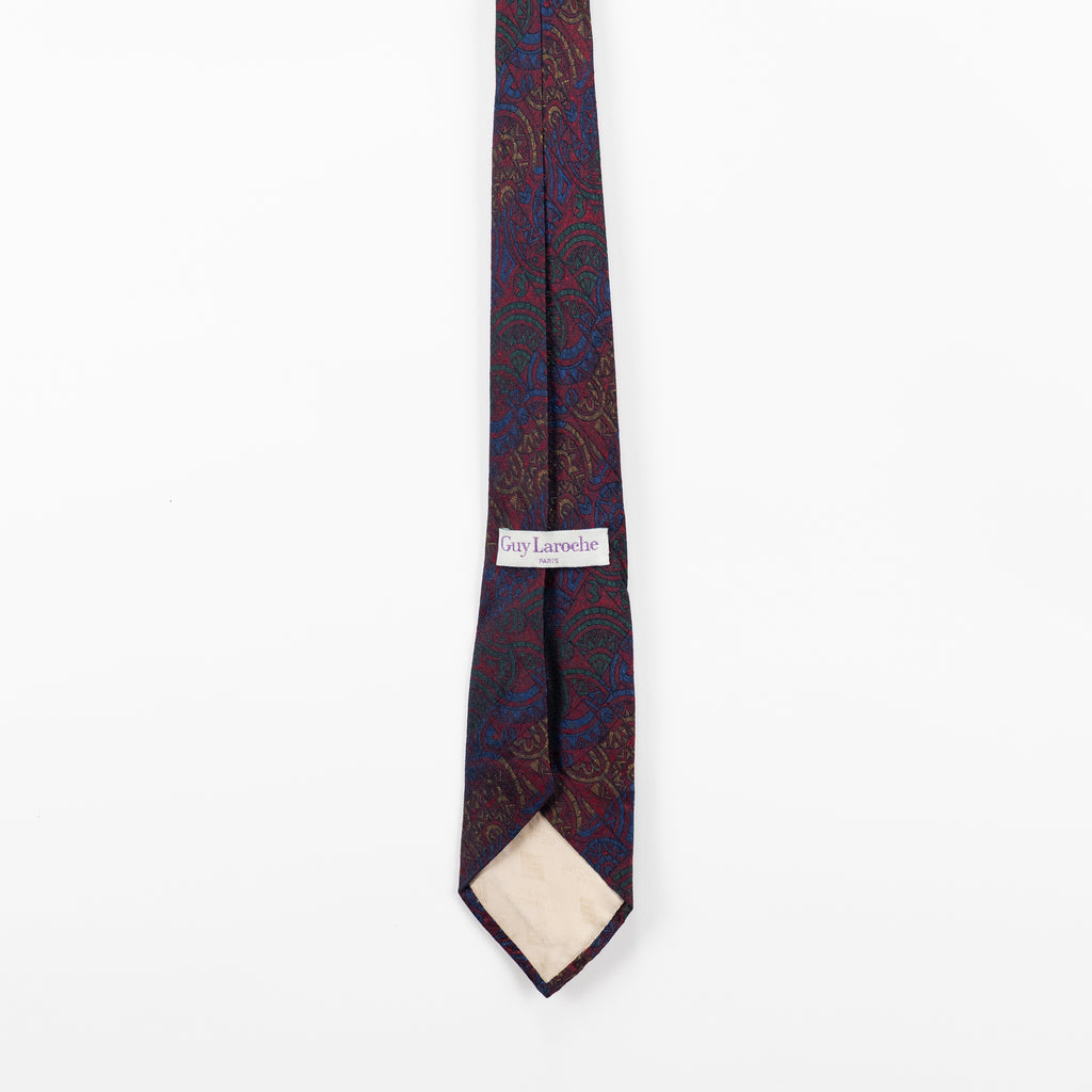 Cravatta Vintage fantasia Geometrica Ornamentale