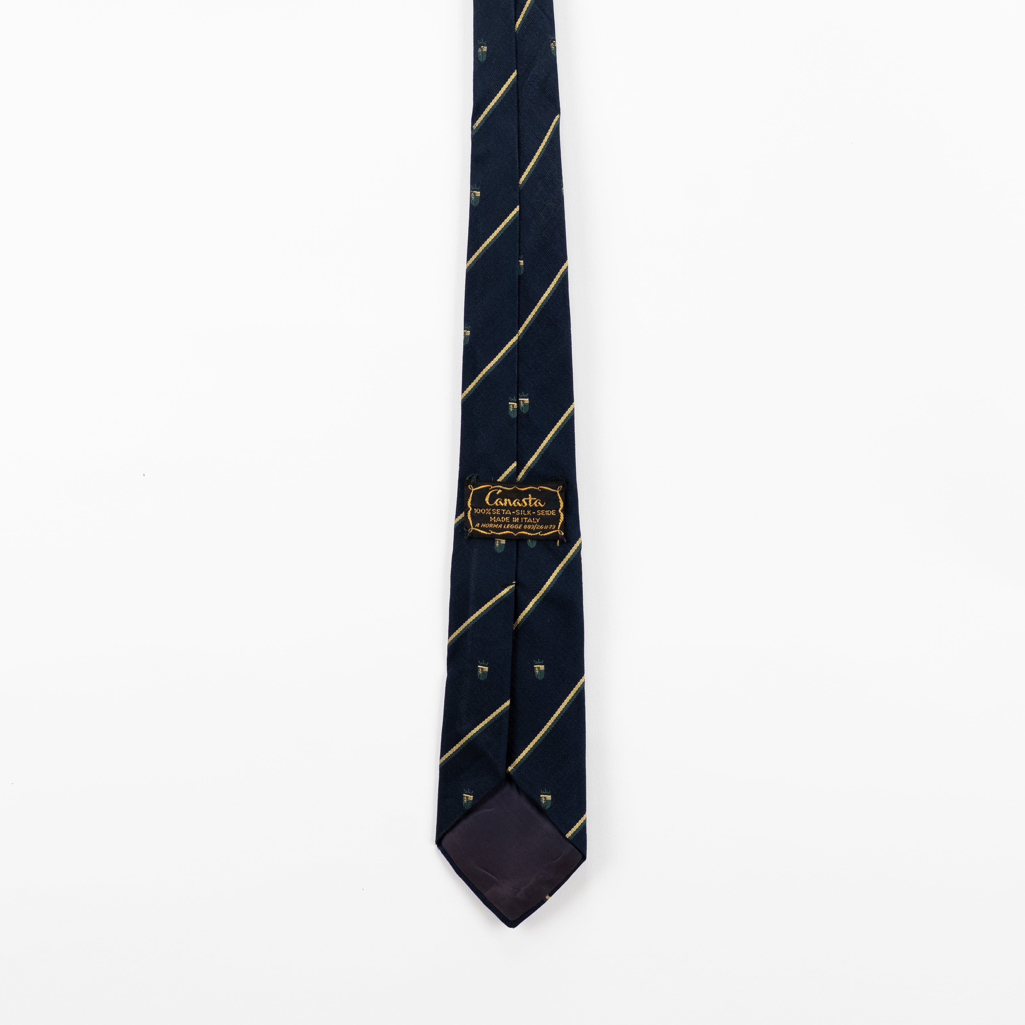 Cravatta Vintage fantasia Stampe 100% Seta