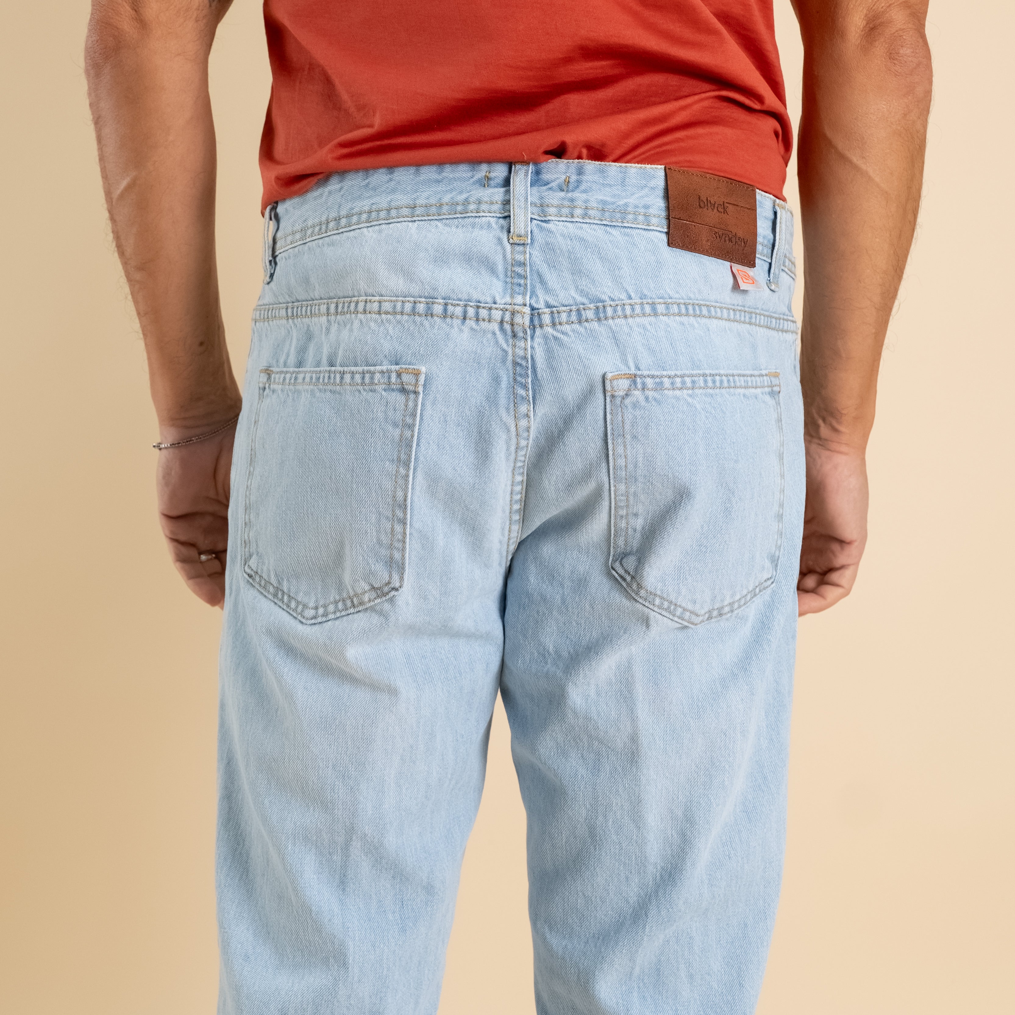 Jeans sartoriale lavaggio chiaro - Denim