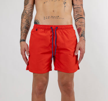 Costume boxer con laccio - Rosso