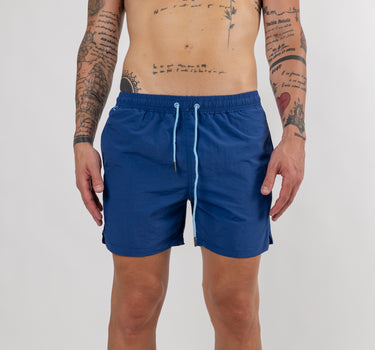 Costume boxer con laccio - Blu