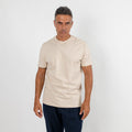 T-shirt regular in cotone 16/1 - Beige