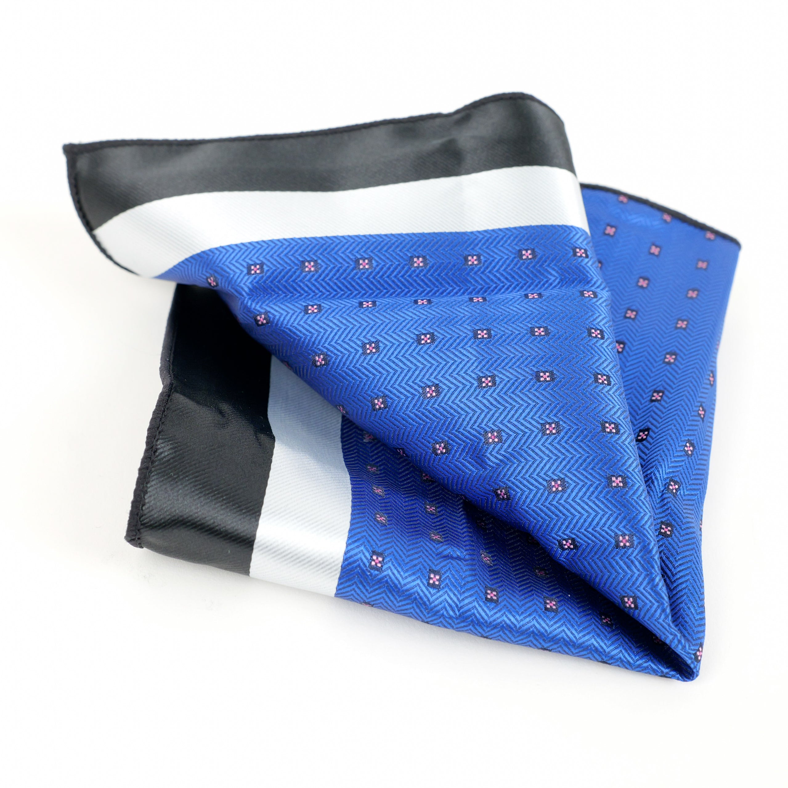 Conjunto de corbata y pañuelo de bolsillo estampados