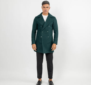 Cappotto doppiopetto - Verde