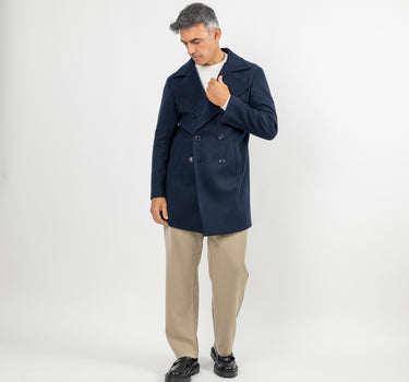 Cappotto doppiopetto - Blu