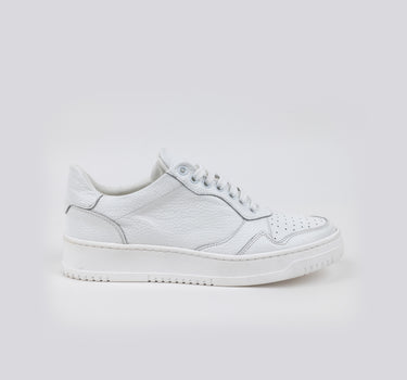 Sneaker in vera pelle - Bianco