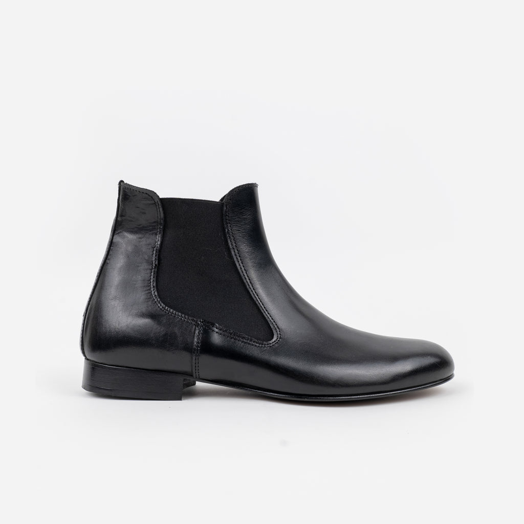 Stivaletto in pelle - Nero