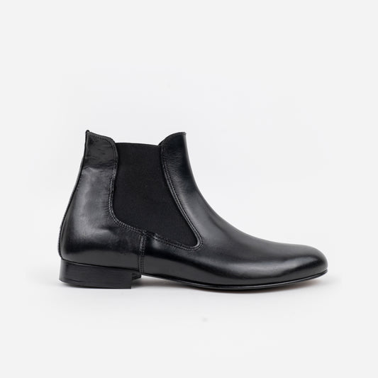 Stivaletto in pelle - Nero