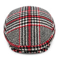 Casquette en laine à bec écossais - Rouge