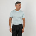 T-shirt in Filo di Scozia - Azzurro