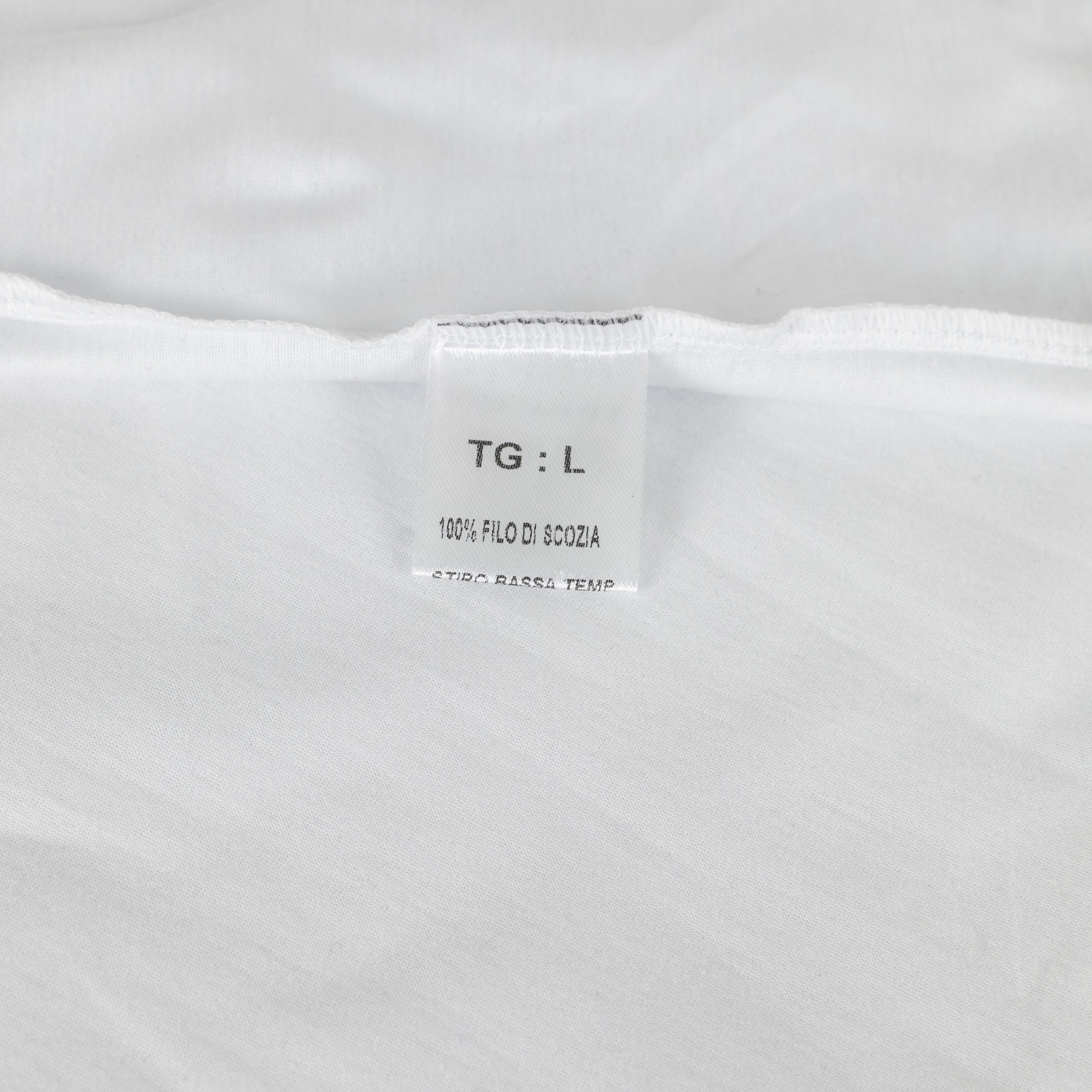 T-shirt in Filo di Scozia - Bianco