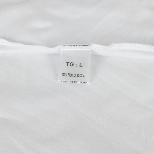 T-shirt in Filo di Scozia - Bianco