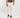 Pantalaccio comfy in misto lino - Bianco