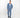 🔵Coordinato con giacca scollo a V e pantalone taglio dritto - Polvere