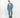 🔵Coordinato con giacca scollo a V e pantalone taglio dritto - Polvere