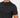 Maglia in filo con colletto a costina - Nero