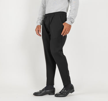 Pantalone classico con pinces - Nero