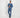 Abito monopetto con rever classico - Blu Jeans