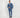Abito monopetto con rever classico - Blu Jeans