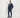 Abito monopetto con rever classico - Blu Notte
