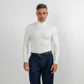 Half Neck Turtleneck - White