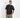 T-shirt manica corta taglio vivo - Nero