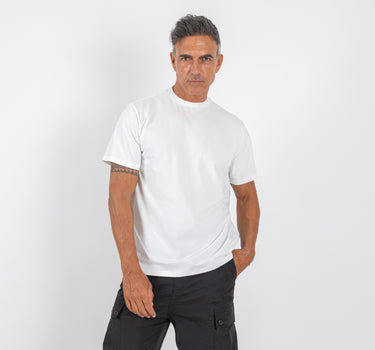 T-shirt termosaldata in cotone - Bianco