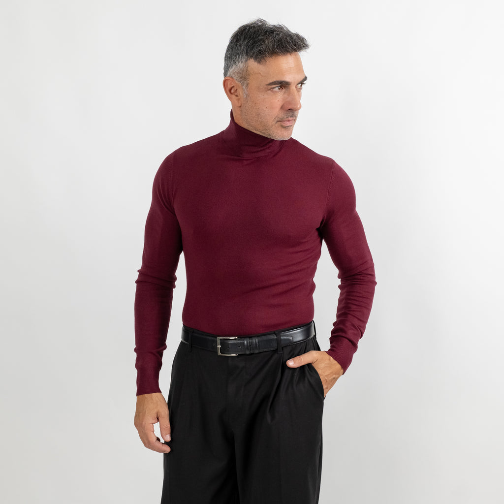 Dolcevita collo alto - Bordeaux
