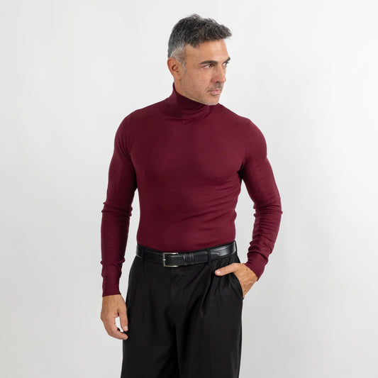 Dolcevita collo alto - Bordeaux