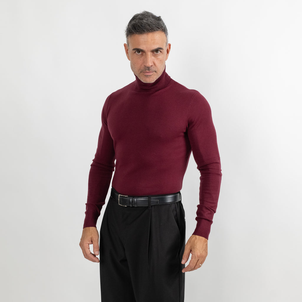 Dolcevita collo alto - Bordeaux
