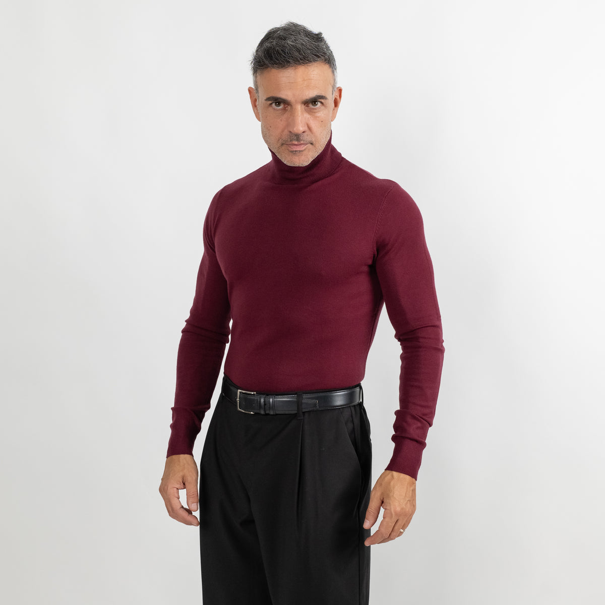 Dolcevita collo alto - Bordeaux