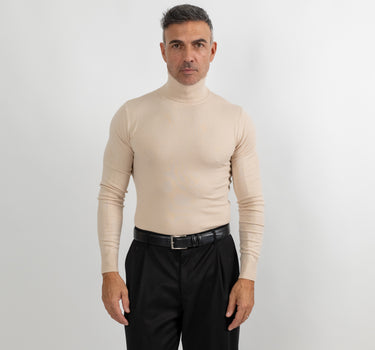 Jersey de cuello alto - Blanco