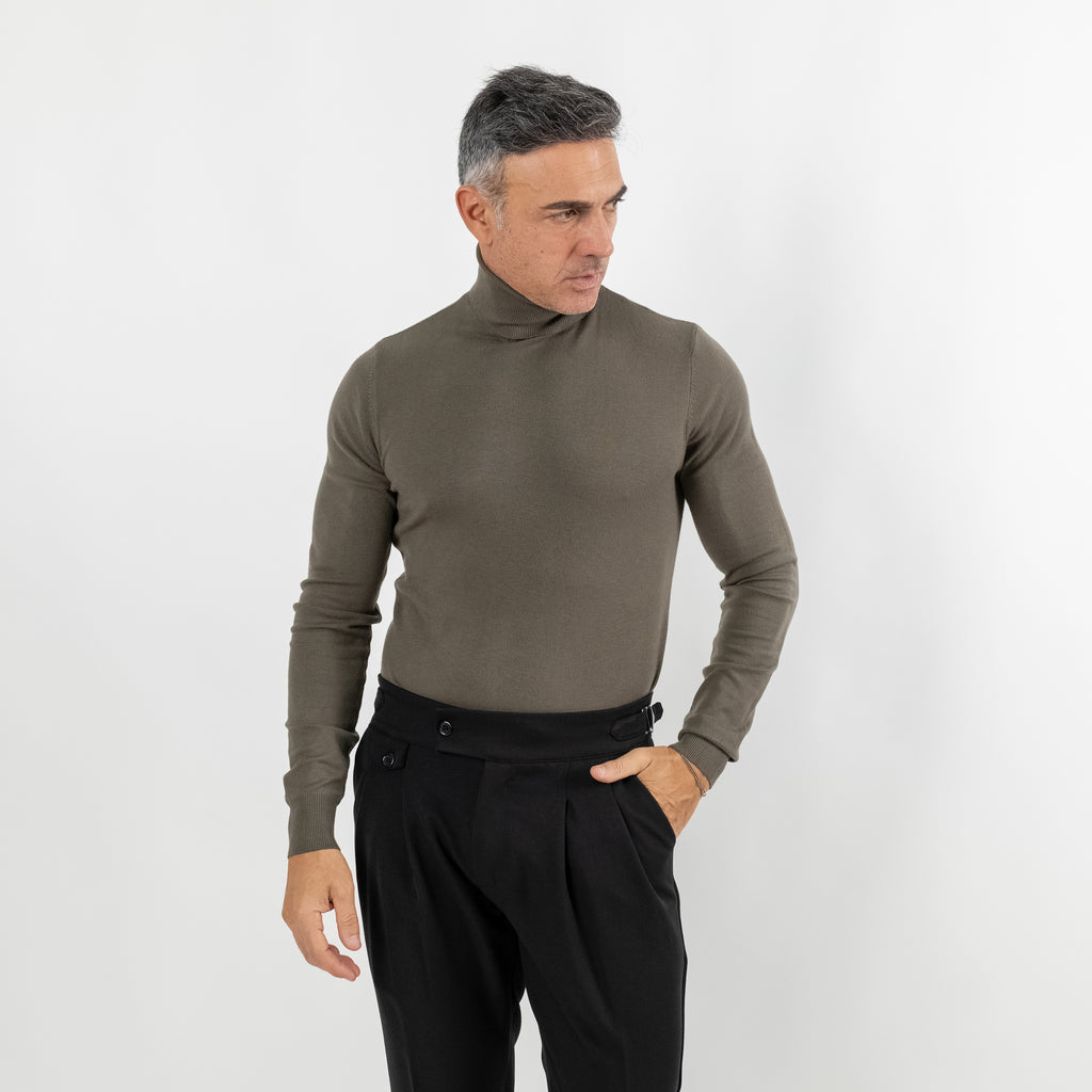 Jersey de cuello alto - Blanco