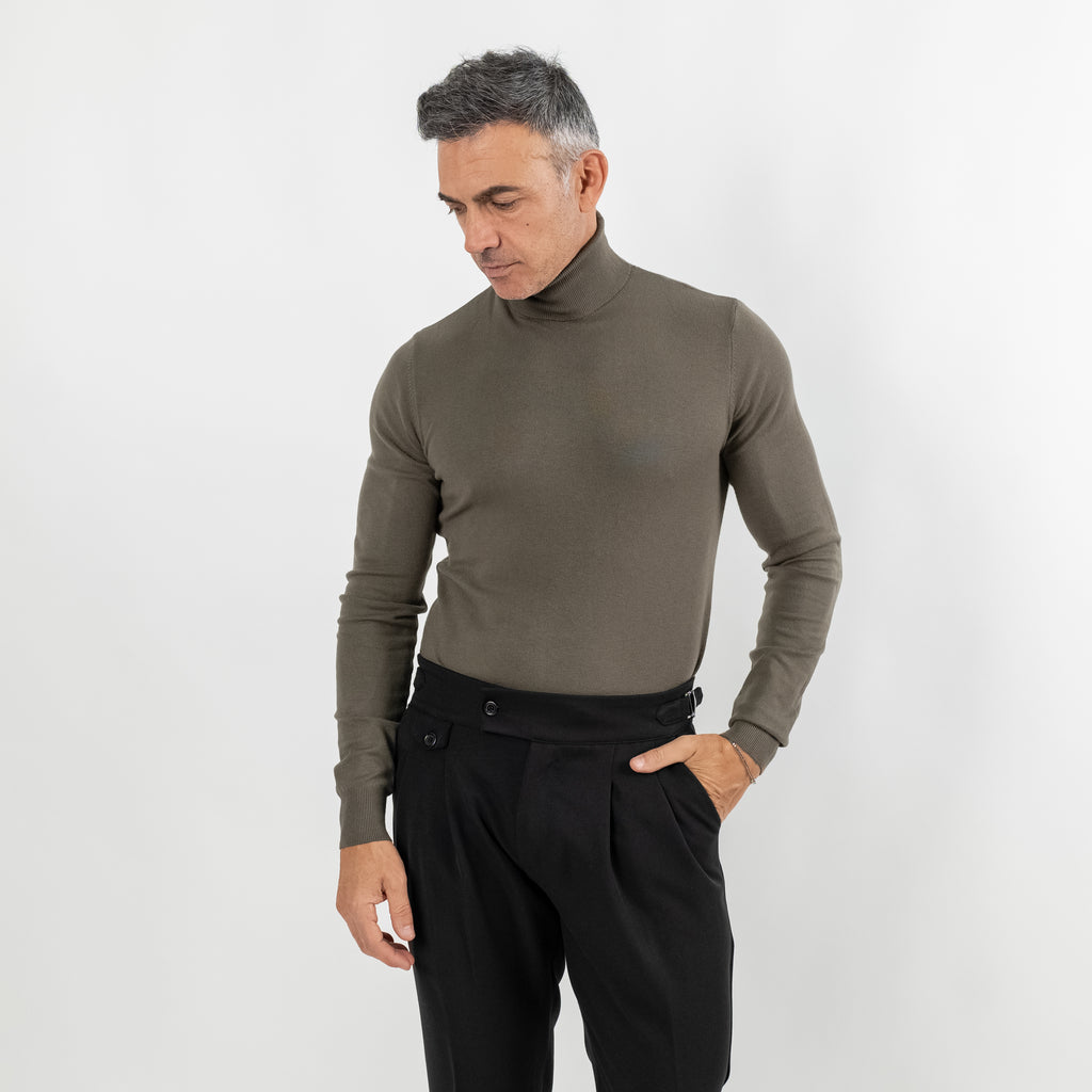 Jersey de cuello alto - Blanco